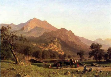 Rocca de Secca Albert Bierstadt Oil Paintings